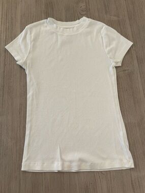 Ribbed short sleeve t-shirt